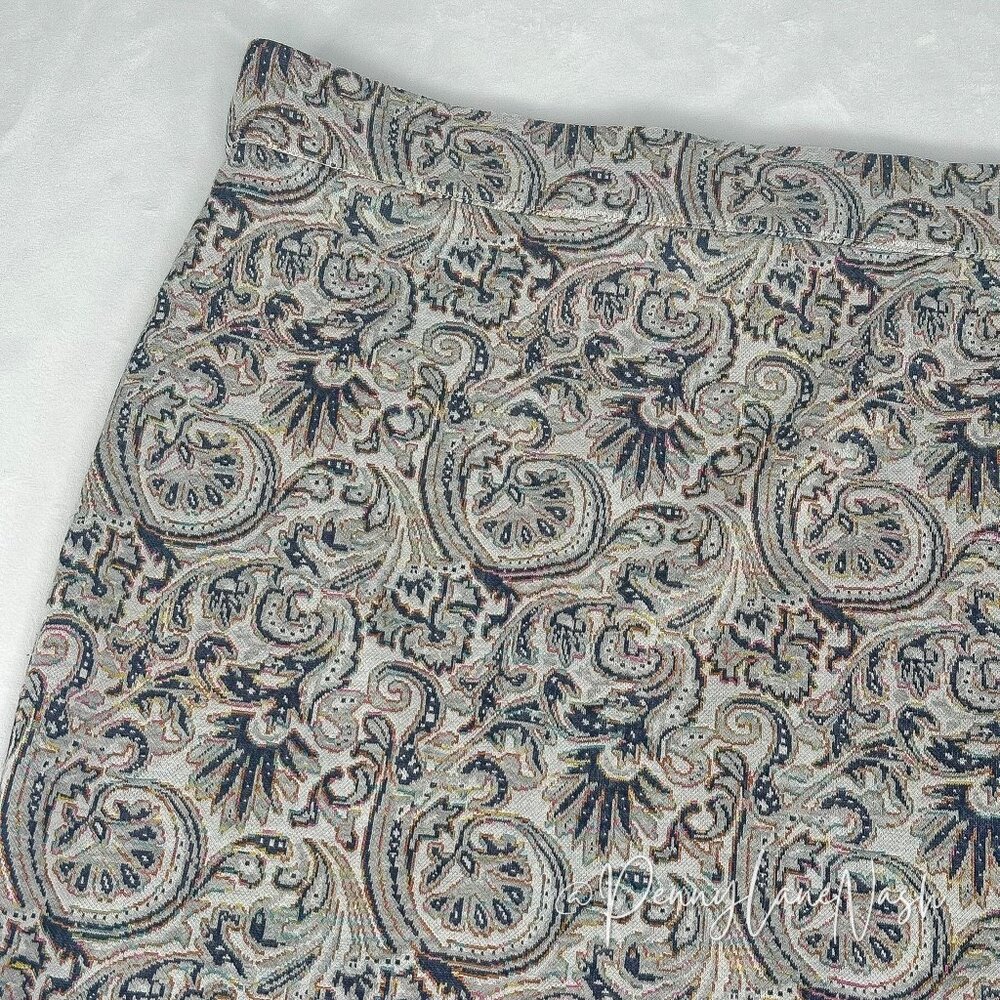 Free People Seasons In Paisley Mini Skirt Size Large - Picture 8 of 10